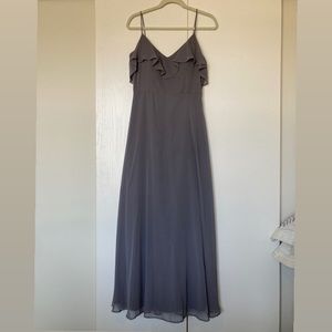 Bridesmaid Dress After Six Lux Chiffon Gown